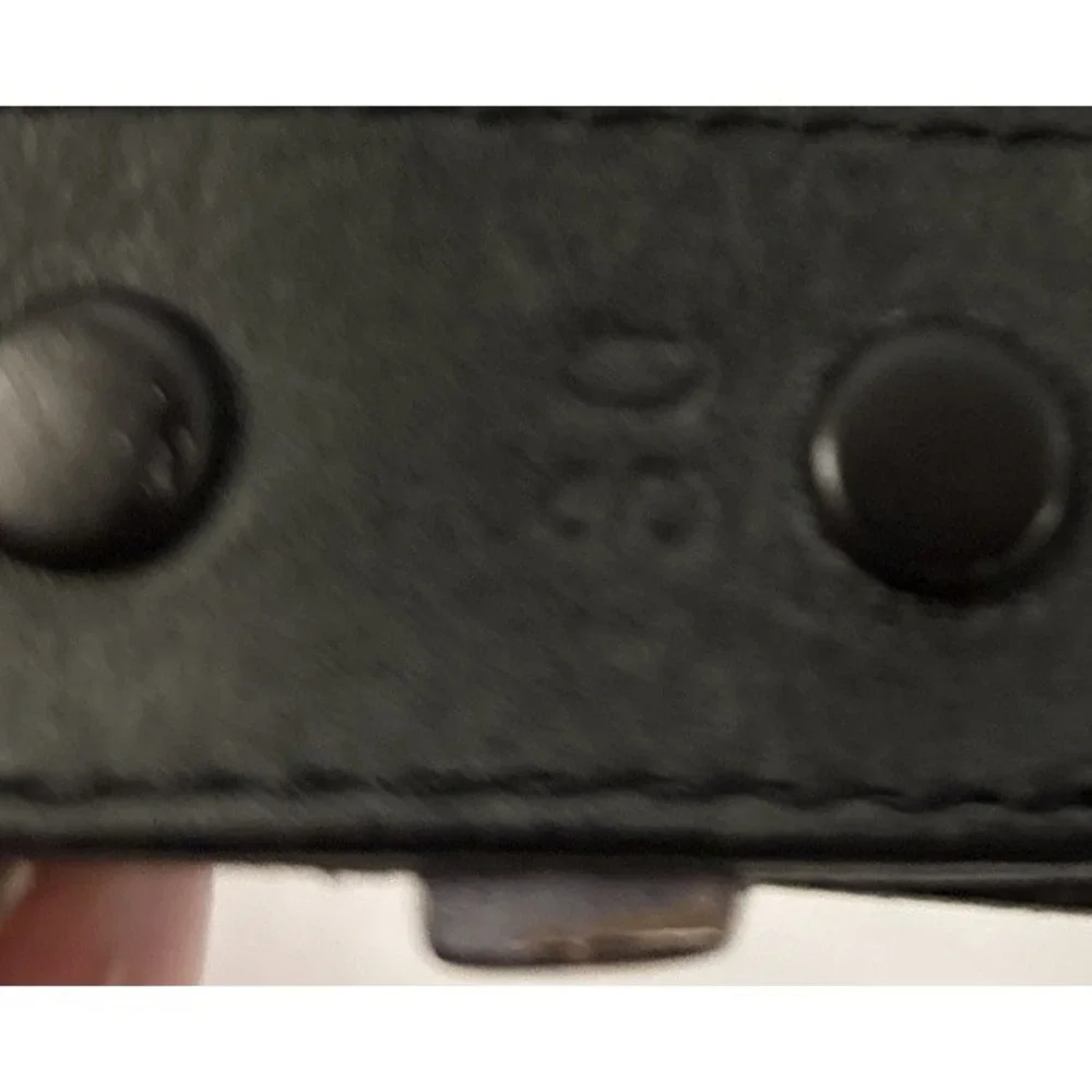 Vintage‎ Brighton x Disney Mickey Mouse Ears Black/Brown Leather Belt Size 30